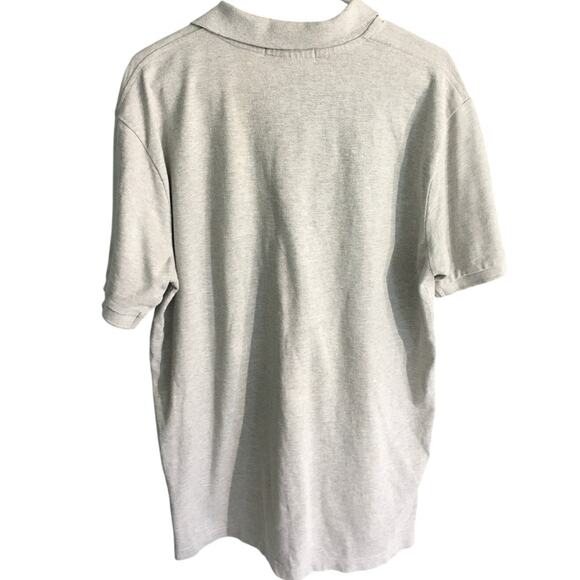 US Polo Assn. Light Gray Polo Shirt Size L - Classic, Casual, Preppy - Picture 2 of 6
